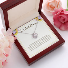 Load image into Gallery viewer, Safe Because Of You love knot pendant luxury led box red flowers
