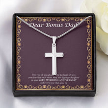 Load image into Gallery viewer, Light Of Love You Share stainless steel cross yellow flower
