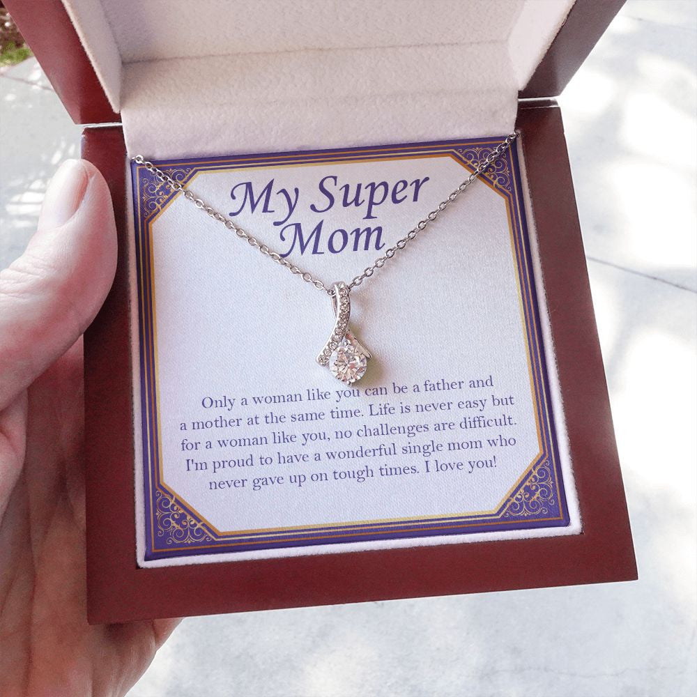 Only a Woman Like You alluring beauty necklace luxury led box hand holding