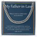 You Are The Best cuban link chain silver front