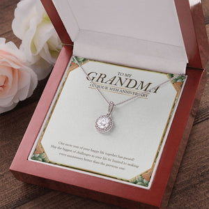 One More Happy Life eternal hope pendant luxury led box red flowers
