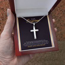 Load image into Gallery viewer, Have You With Me stainless steel cross luxury led box hand holding
