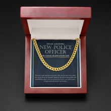 Load image into Gallery viewer, Gave Your Soul cuban link chain gold mahogany box led
