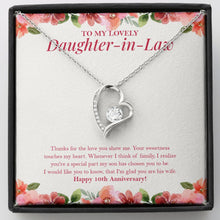 Load image into Gallery viewer, You Are A Special Part forever love silver necklace front
