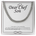 Tastier Than Your Homemade cuban link chain silver front