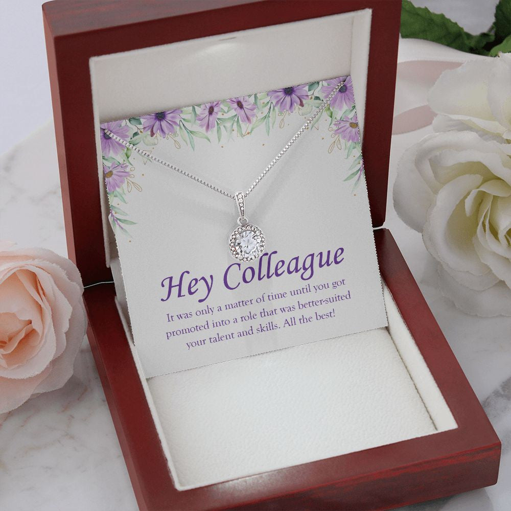 Better Suited Your Talent And Skills eternal hope necklace premium led mahogany wood box