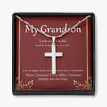 Tons Of Memories This Day stainless steel cross necklace front