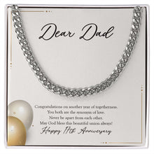 Load image into Gallery viewer, Synonym Of Love cuban link chain silver front
