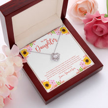Load image into Gallery viewer, Even if we&#39;re apart love knot pendant luxury led box red flowers
