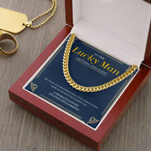 Load image into Gallery viewer, Companionship Grow Richer cuban link chain gold luxury led box
