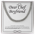 Tastier Than Your Homemade cuban link chain silver front