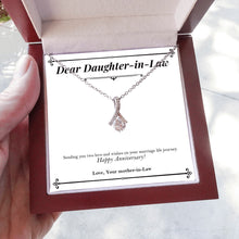 Load image into Gallery viewer, Married Life Journey alluring beauty necklace luxury led box hand holding

