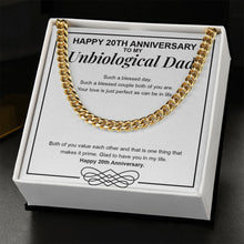 Load image into Gallery viewer, A Blessed Couple cuban link chain gold standard box
