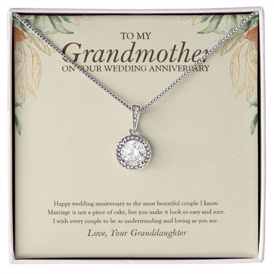 Marriage Is Not A Piece Of Cake eternal hope necklace front