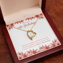 Load image into Gallery viewer, Courage To Pursue forever love gold pendant premium led mahogany wood box
