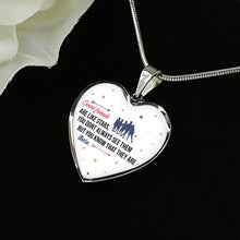 Load image into Gallery viewer, Good Friends Are Like Stars - Gift For Friends Heart Pendant Necklace

