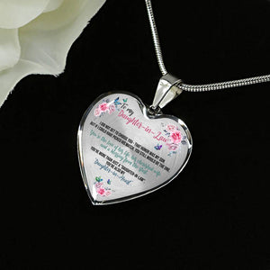 You Still Be The one - Gift For Daughter In Law Heart Pendant Necklace