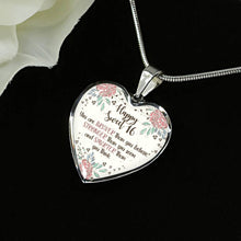 Load image into Gallery viewer, Braver Than You Believe - Sweet 16 Gifts Heart Pendant Necklace
