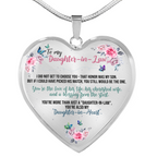 You Still Be The one - Gift For Daughter In Law Heart Pendant Necklace