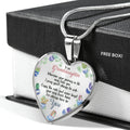 Gift Of Life - Gift For Granddaughter Heart Pendant Necklace