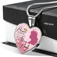 Load image into Gallery viewer, You Are A Princess - Gift For Daughter Heart Pendant Necklace
