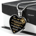 Spend My Life With - Gift For Future Wife Heart Pendant Necklace