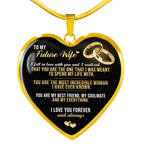 Spend My Life With - Gift For Future Wife Heart Pendant Necklace