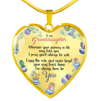 Gift Of Life - Gift For Granddaughter Heart Pendant Necklace
