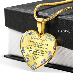Gift Of Life - Gift For Granddaughter Heart Pendant Necklace