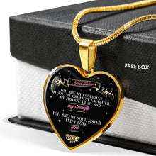 Load image into Gallery viewer, My Greatest Laughter - Gift For Soul Sister Heart Pendant Necklace

