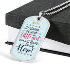 Always Be My Hero - Father Day Military Dog Tag