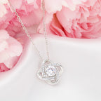 Cane Corso Mom "Belly Rubs Poo Poo" Love Knot Necklace