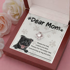Cane Corso Mom "Belly Rubs Poo Poo" Love Knot Necklace