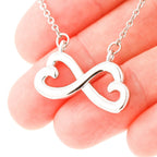 Sister By Heart - Gift For Unbiological Sister Infinity Necklace