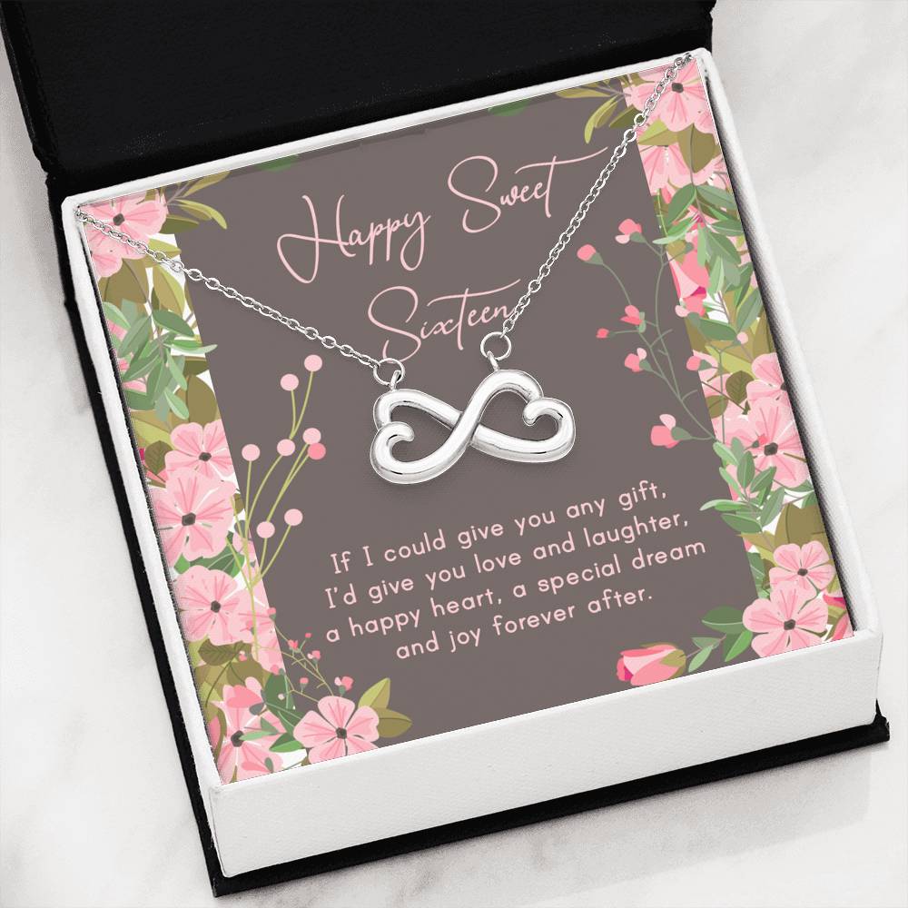 Joy Forever After - Sweet 16 Gifts Infinity Necklace