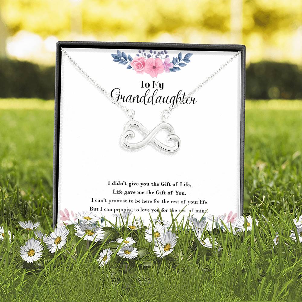 Promise To Love You - Gift For My Granddaughter  Infinity Necklace