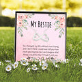 You Changed My Life - Gift For Best Friend Infinity Necklace