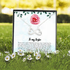 Million Reasons I Would Want To Thank You For - Gift For Bestie Infinity Necklace