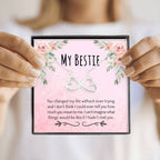 You Changed My Life - Gift For Best Friend Infinity Necklace