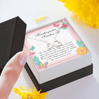Little Hands You Gently Hold - Gift For Kindergarten Teacher Infinity Necklace