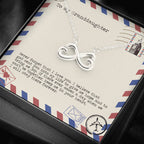 Bring Me Joy - Gift To Granddaughter Infinity Necklace