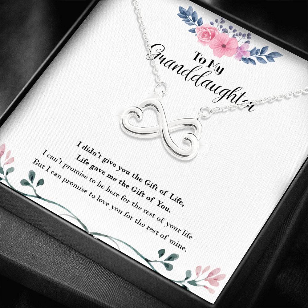 Promise To Love You - Gift For My Granddaughter  Infinity Necklace