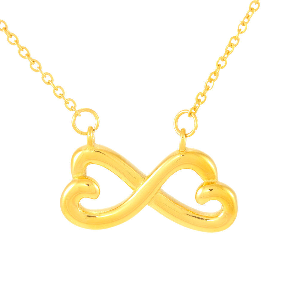 Little Hands You Gently Hold - Gift For Kindergarten Teacher Infinity Necklace