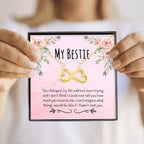 You Changed My Life - Gift For Best Friend Infinity Necklace