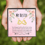 You Changed My Life - Gift For Best Friend Infinity Necklace