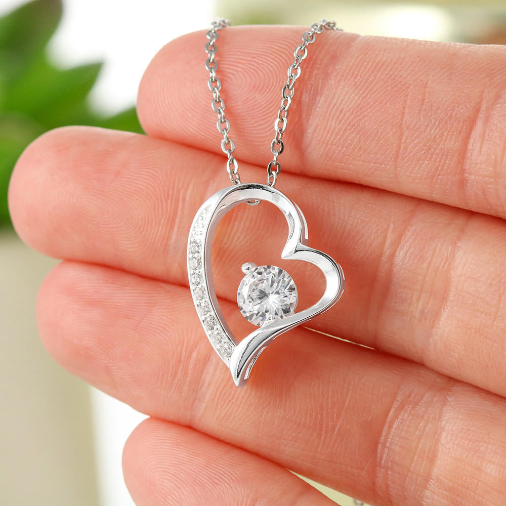 Turn Back The Clock - Gift For Fiancee Forever Love Necklace
