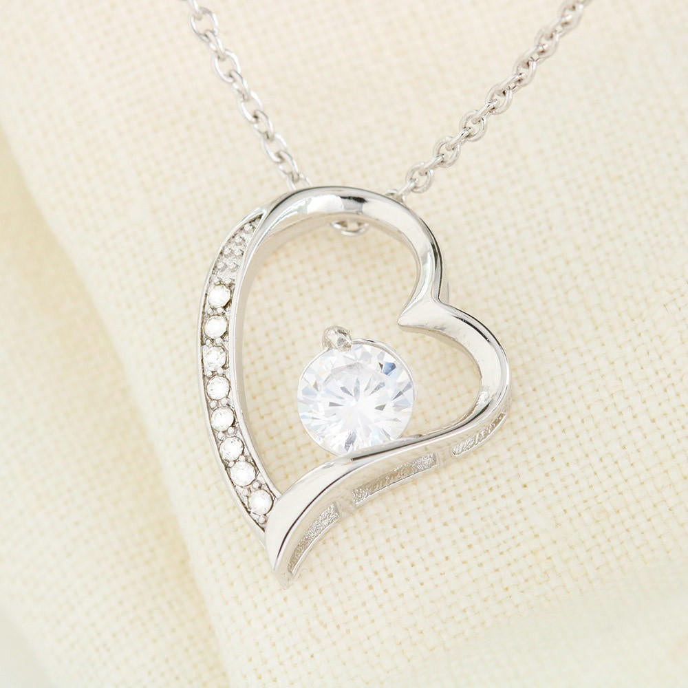 Spend My Life With - Gift For Fiancee Forever Love Necklace