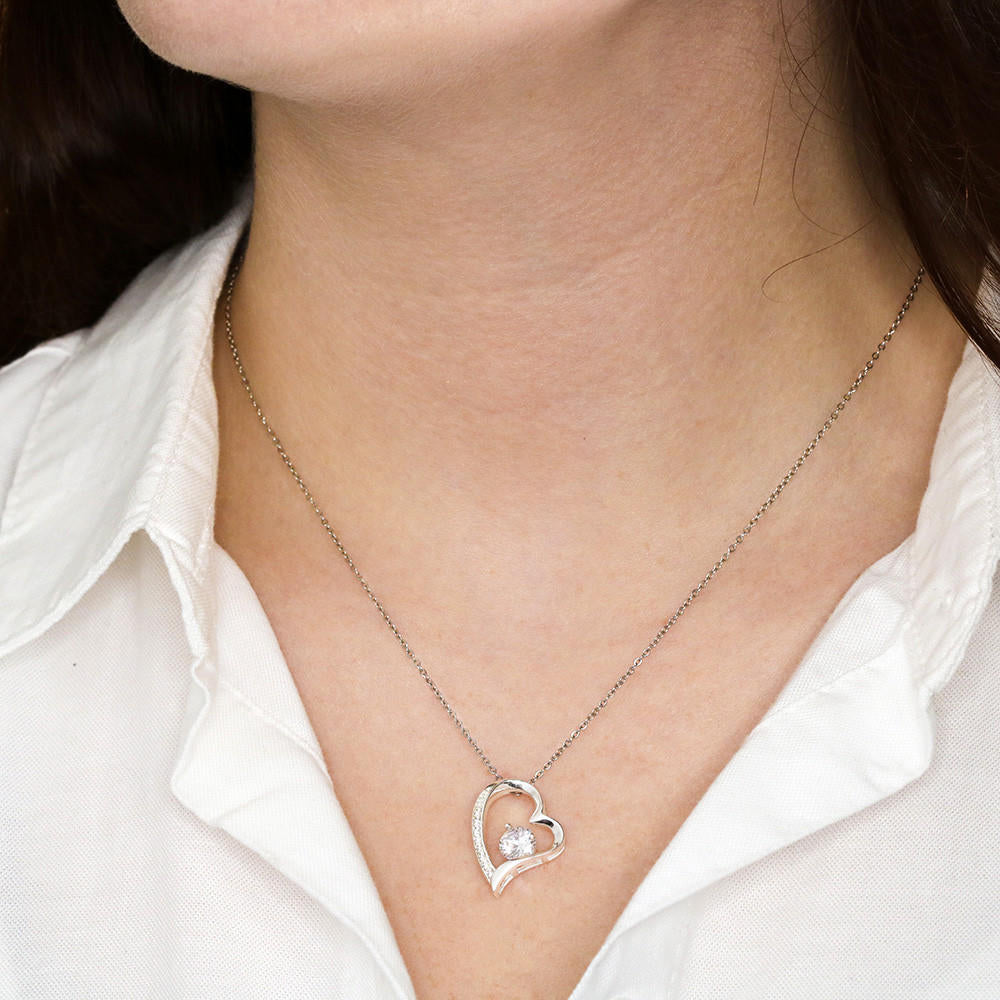 All Of My Life - For Mother Of The Bride Forever Love Necklace