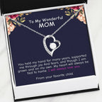My Heart Will Always Tied To Home - To My Wonderful Mom Forever Love Necklace