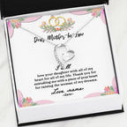 All Of My Life - For Mother Of The Bride Forever Love Necklace